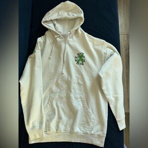 Anti Social Social Club Cancelled Remix Hoodie unisex Large White 22x28 inch